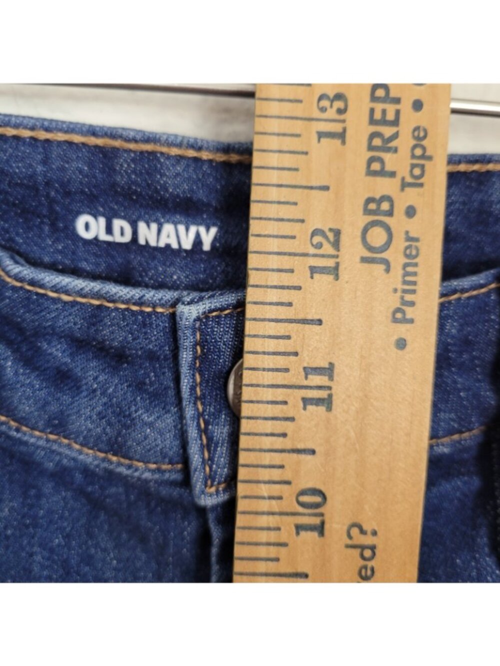Old Navy OG Loose Jeans Sz 12 Straight Leg High Rise Casual NWT Capsule Wardrobe - Picture 7 of 10